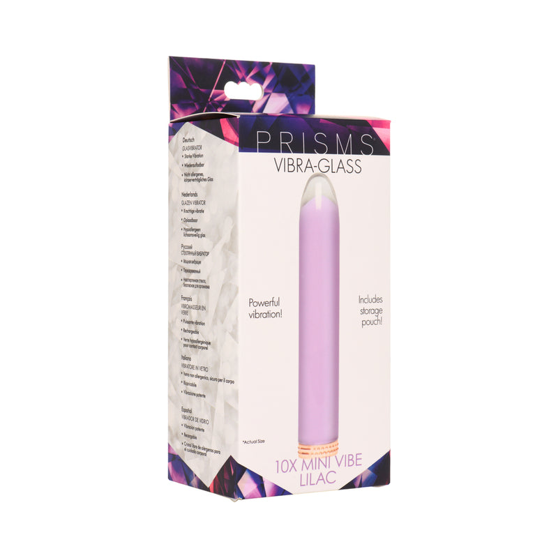Prisms 10X Mini Glass Vibe Lilac